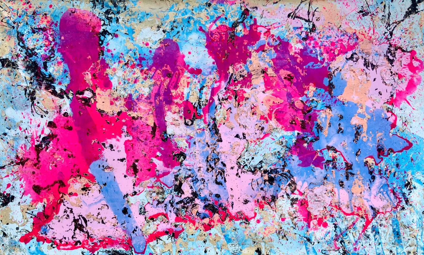 Graffiti, pintura abstracta de Andrea Brotons realizada en 2022